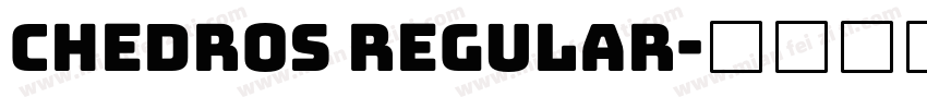 chedros regular字体转换
